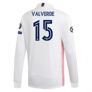 Real Madrid Federico Valverde 15 Hjemmedrakter 2020 21 – Langermet