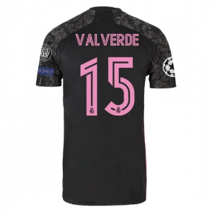 Real Madrid Federico Valverde 15 Tredjedrakter 2020 21 – Kortermet