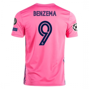 Real Madrid Karim Benzema 9 Bortedrakter 2020 21 – Kortermet