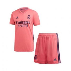 Real Madrid Barn Borte Draktsett 2020 21 – Kortermet(Inkluderer shorts)