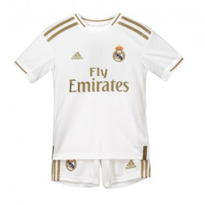 Real Madrid Barn Hjemme Draktsett 2019 20- Kortermet(Inkluderer shorts)