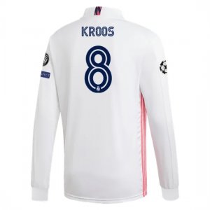 Real Madrid Toni Kroos 8 Hjemmedrakter 2020 21 – Langermet