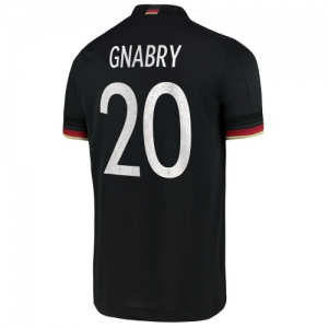 Serge Gnabry 20 Tyskland Bortedrakt EM 2020 – Kortermet