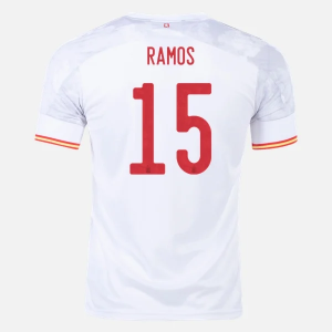 Spania Sergio Ramos 15 Bortedrakt EM 2020 – Kortermet