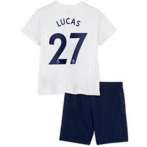 Tottenham Hotspur Lucas Moura 27 Barn Hjemme Draktsett 2021 22 – Kortermet(Inkluderer shorts)