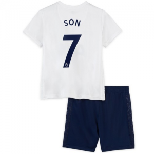 Tottenham Hotspur Son Heung min 7 Barn Hjemme Draktsett 2021 22 – Kortermet(Inkluderer shorts)