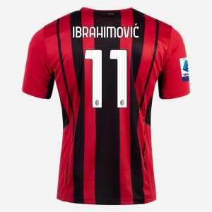 Billige Fotballdrakter AC Milan Zlatan Ibrahimovic 11 Hjemmedrakt 2021/22 – Kortermet