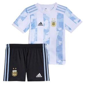 Fotballdrakter Argentina Barn Hjemme Draktsett 2021 – Kortermet