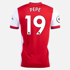 Billige Fotballdrakter Arsenal Nicolas Pepe 19 Hjemmedrakt 2021/22 – Kortermet