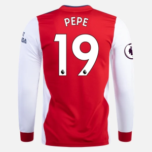 Billige Fotballdrakter Arsenal Nicolas Pepe 19 Hjemmedrakt 2021/22 – Langermet