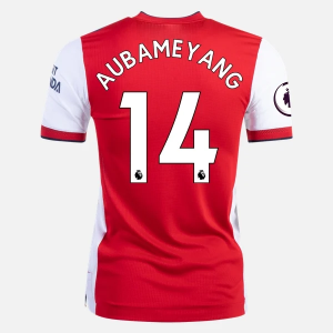 Billige Fotballdrakter Arsenal Pierre Emerick Aubameyang 14 Hjemmedrakt 2021/22 – Kortermet
