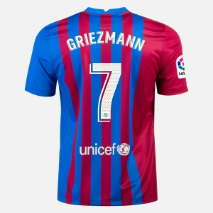 Billige Fotballdrakter FC Barcelona Antoine Griezmann 7 Hjemmedrakt  2021/22 – Kortermet
