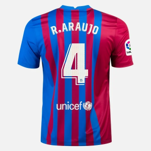 Billige Fotballdrakter FC Barcelona Ronald Araujo 4 Hjemmedrakt  2021/22 – Kortermet