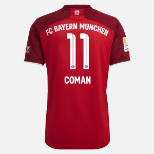 Billige Fotballdrakter FC Bayern München Kingsley Coman 11 Hjemmedrakt 2021/22 – Kortermet