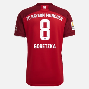 Billige Fotballdrakter FC Bayern München Leon Goretzka 8 Hjemmedrakt 2021/22 – Kortermet