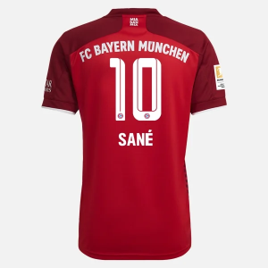 Billige Fotballdrakter FC Bayern München Leroy Sane 10 Hjemmedrakt  2021/22 – Kortermet