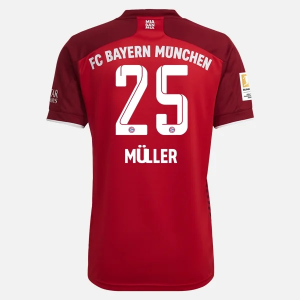 FC Bayern München Thomas Müller 25 Hjemmedrakt 2021 2022 – Kortermet