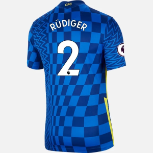Billige Fotballdrakter Chelsea Antonio Rudiger 2 Hjemmedrakt  2021/22 – Kortermet