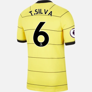 Billige Fotballdrakter Chelsea Thiago Silva 6 Bortedrakt  2021/22 – Kortermet