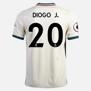 Billige Fotballdrakter Liverpool Diogo Jota 20 Bortedrakt  2021/22 – Kortermet