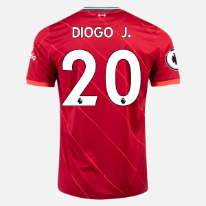 Billige Fotballdrakter Liverpool FC Diogo Jota 20 Hjemmedrakt 2021/22 – Kortermet