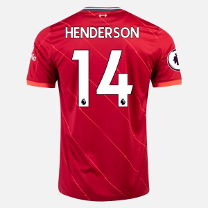 Billige Fotballdrakter Liverpool FC Jordan Henderson 14 Hjemmedrakt 2021/22 – Kortermet