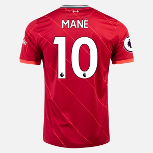 Liverpool FC Sadio Mane 10 Hjemmedrakt  2021 2022 – Kortermet