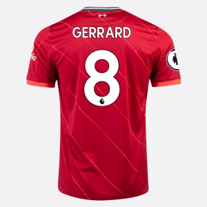 Billige Fotballdrakter Liverpool FC Steven Gerrard 8 Hjemmedrakt  2021/22 – Kortermet