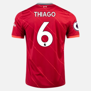 Billige Fotballdrakter Liverpool FC Thiago Alcantara 6 Hjemmedrakt 2021/22 – Kortermet