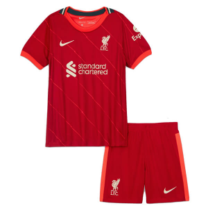 Fotballdrakter Liverpool Barn Hjemme Draktsett 2021/22 – Kortermet