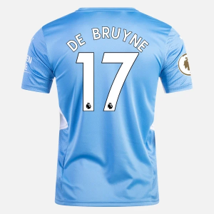 Manchester City Kevin De Bruyne 17 Hjemmedrakt 2021 2022 – Kortermet