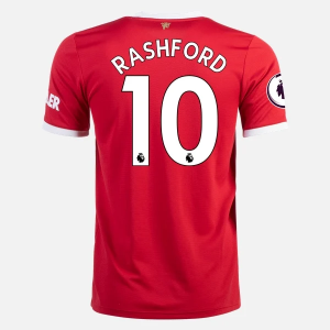 Billige Fotballdrakter Manchester United Marcus Rashford 10 Hjemmedrakt 2021/22 – Kortermet