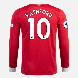 Billige Fotballdrakter Manchester United Marcus Rashford 10 Hjemmedrakt 2021/22 – Langermet