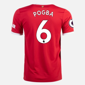 Manchester United Paul Pogba 6 Hjemmedrakt 2021 2022 – Kortermet