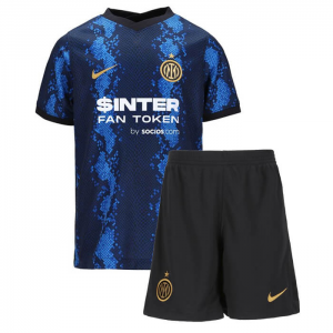 Fotballdrakter Inter Milan Barn Hjemme Draktsett 2021/22 – Kortermet