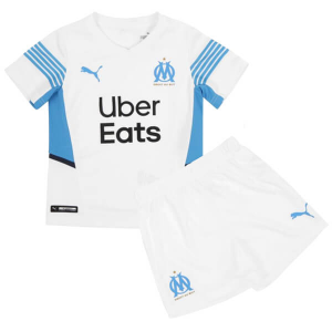 Fotballdrakter Olympique Marseille Barn Hjemme Draktsetts 2021 2022 – Kortermet
