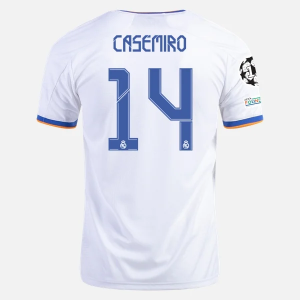 Billige Fotballdrakter Real Madrid Casemiro 14 Hjemmedrakt  2021/22 – Kortermet