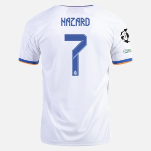 Billige Fotballdrakter Real Madrid Eden Hazard 7 Hjemmedrakt  2021/22 – Kortermet