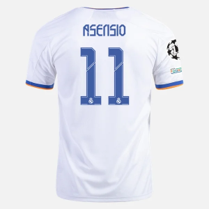 Billige Fotballdrakter Real Madrid Marco Asensio 11 Hjemmedrakt  2021/22 – Kortermet