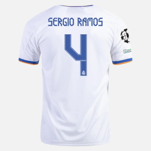 Billige Fotballdrakter Real Madrid Sergio Ramos 4 Hjemmedrakt  2021/22 – Kortermet