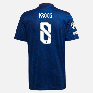 Billige Fotballdrakter Real Madrid Toni Kroos 8 Bortedrakt  2021/22 – Kortermet