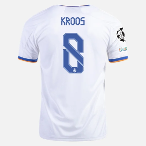 Billige Fotballdrakter Real Madrid Toni Kroos 8 Hjemmedrakt  2021/22 – Kortermet