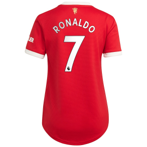 Billige Fotballdrakter Manchester United Cristiano Ronaldo 7 Dame Hjemmedrakt 2021 2022 – Kortermet
