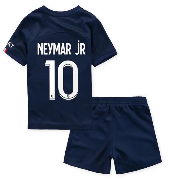 Paris Saint Germain PSG Neymar Jr 10 Barn Hjemme Draktsett 2022 2023 – Kortermet